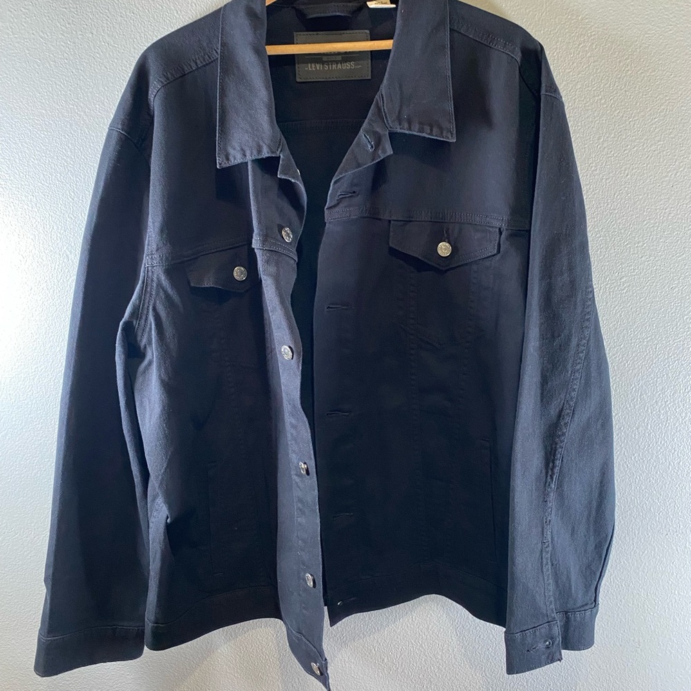 Men's Black Levi Strauss Signature Denim Jacket